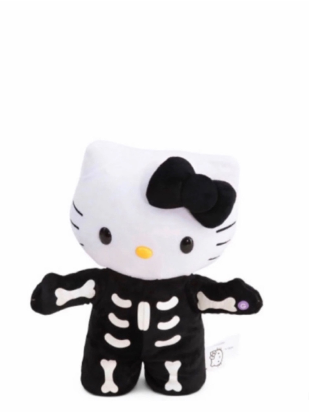 NEW Hello Kitty Halloween Dancing Skeleton Side Stepper "Harpsi" 💀
